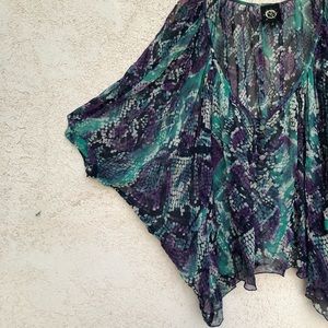 Planet Blues Blue Life Hippie Blouse